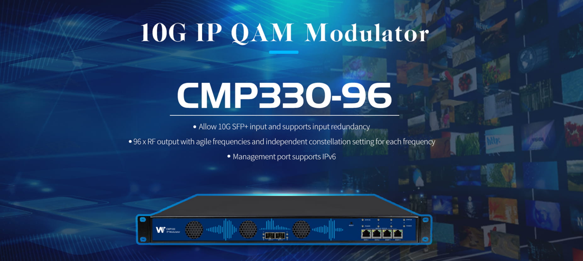 Modulatore QAM 10G Edge